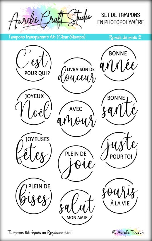 Tampons transparents - Ronde de mots 2