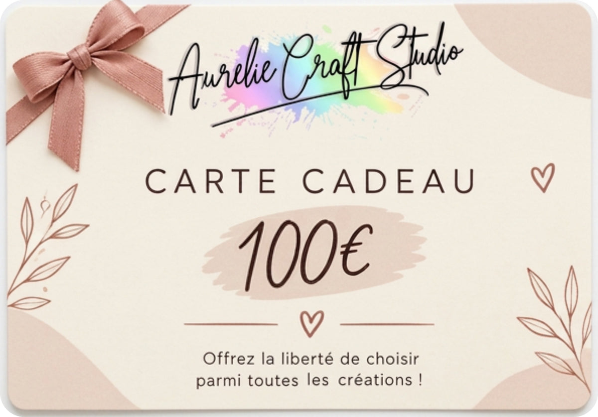 Carte cadeau numérique - 100€