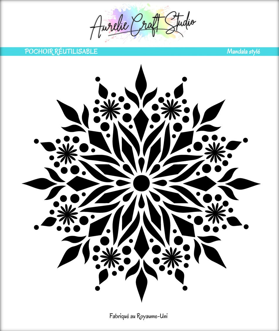 Pochoir - Mandala stylé