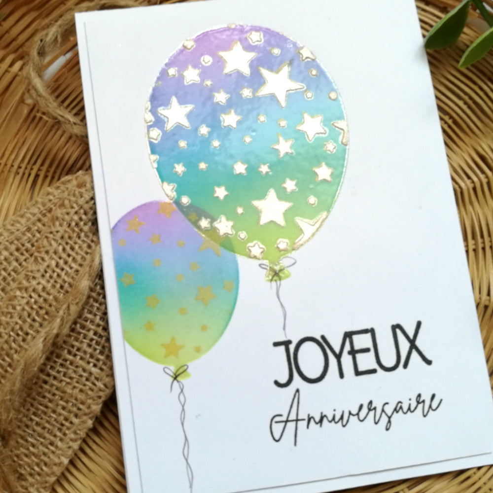 Pochoir - Envolée de ballons