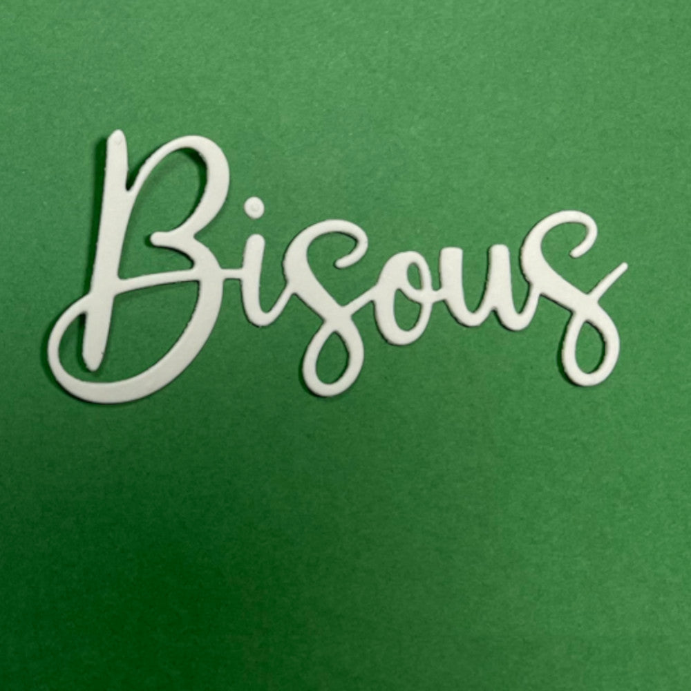 Matrice de coupe (die) - Bisous