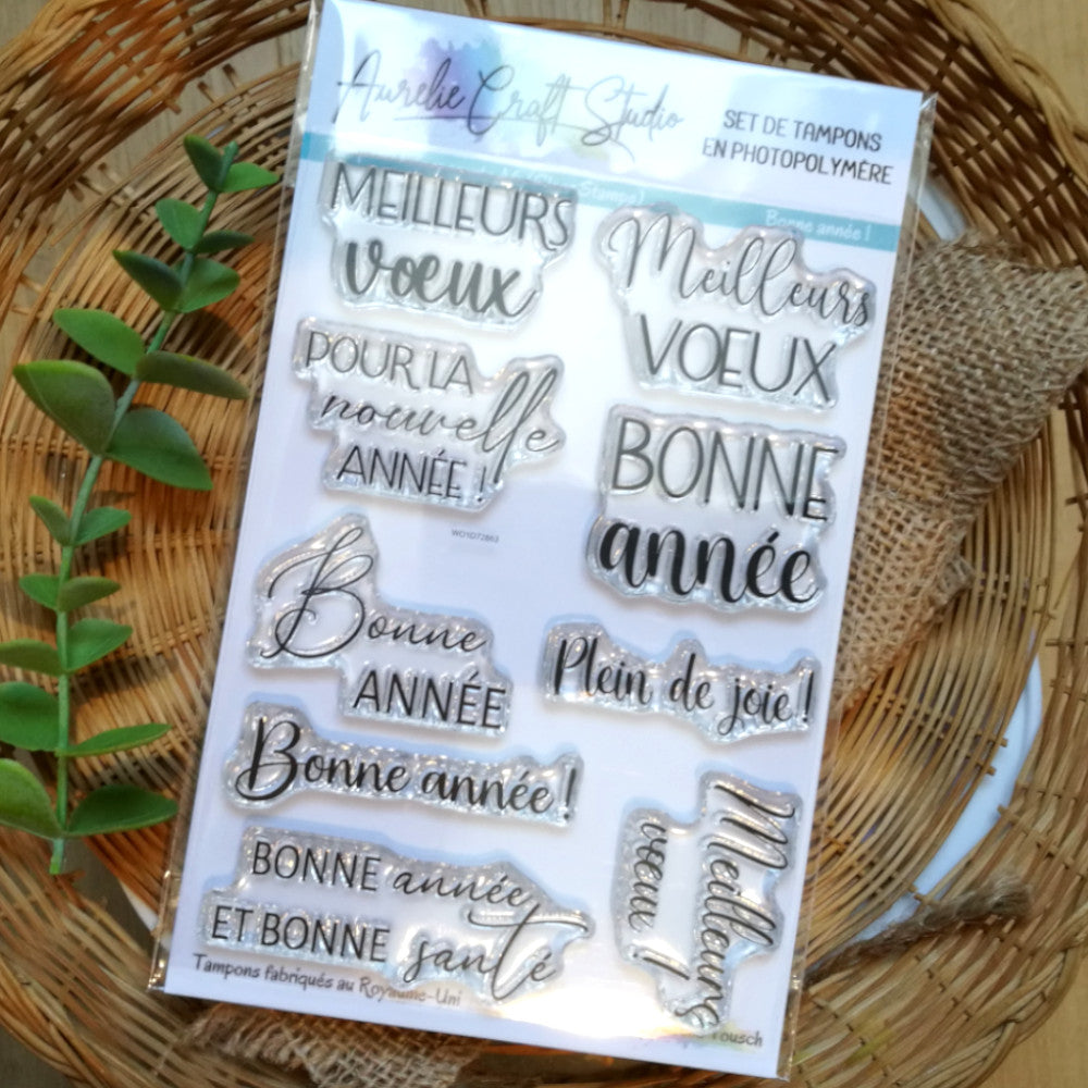 Tampons transparents - Bonne année !
