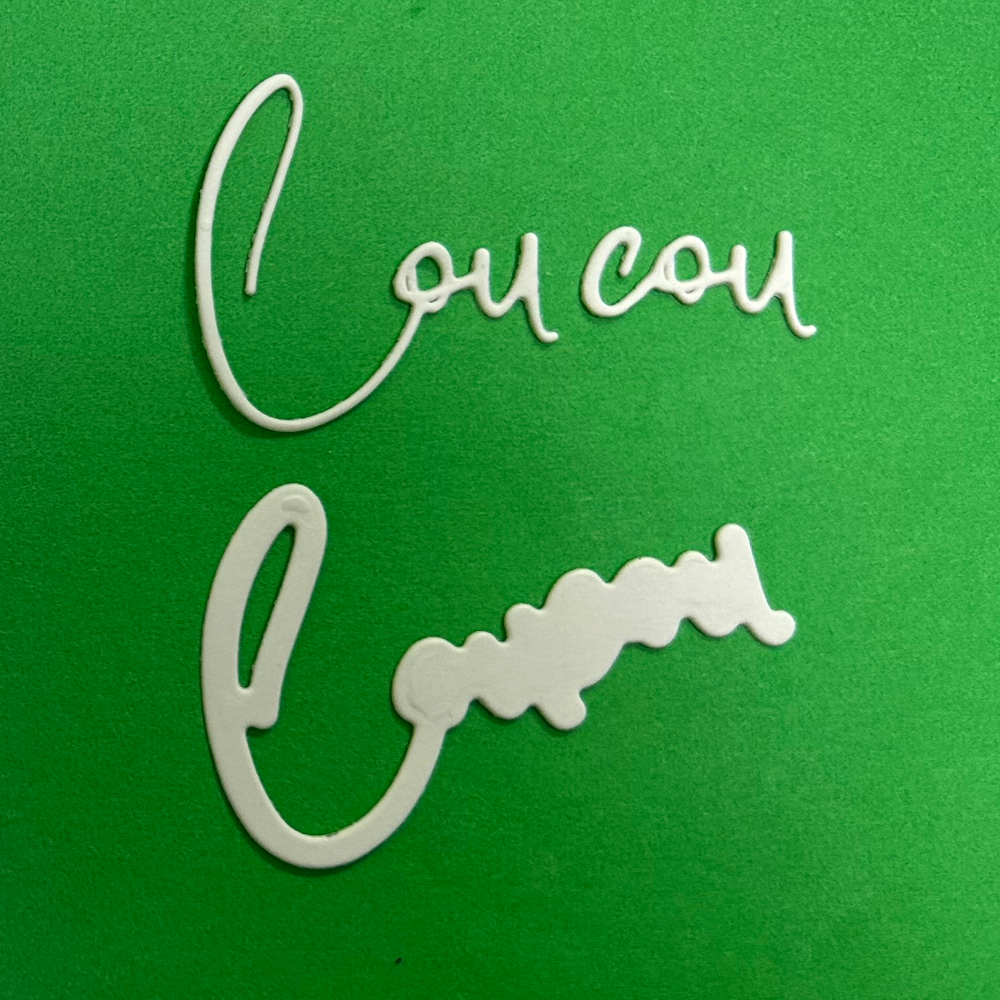 Matrices de coupe (dies) - Coucou