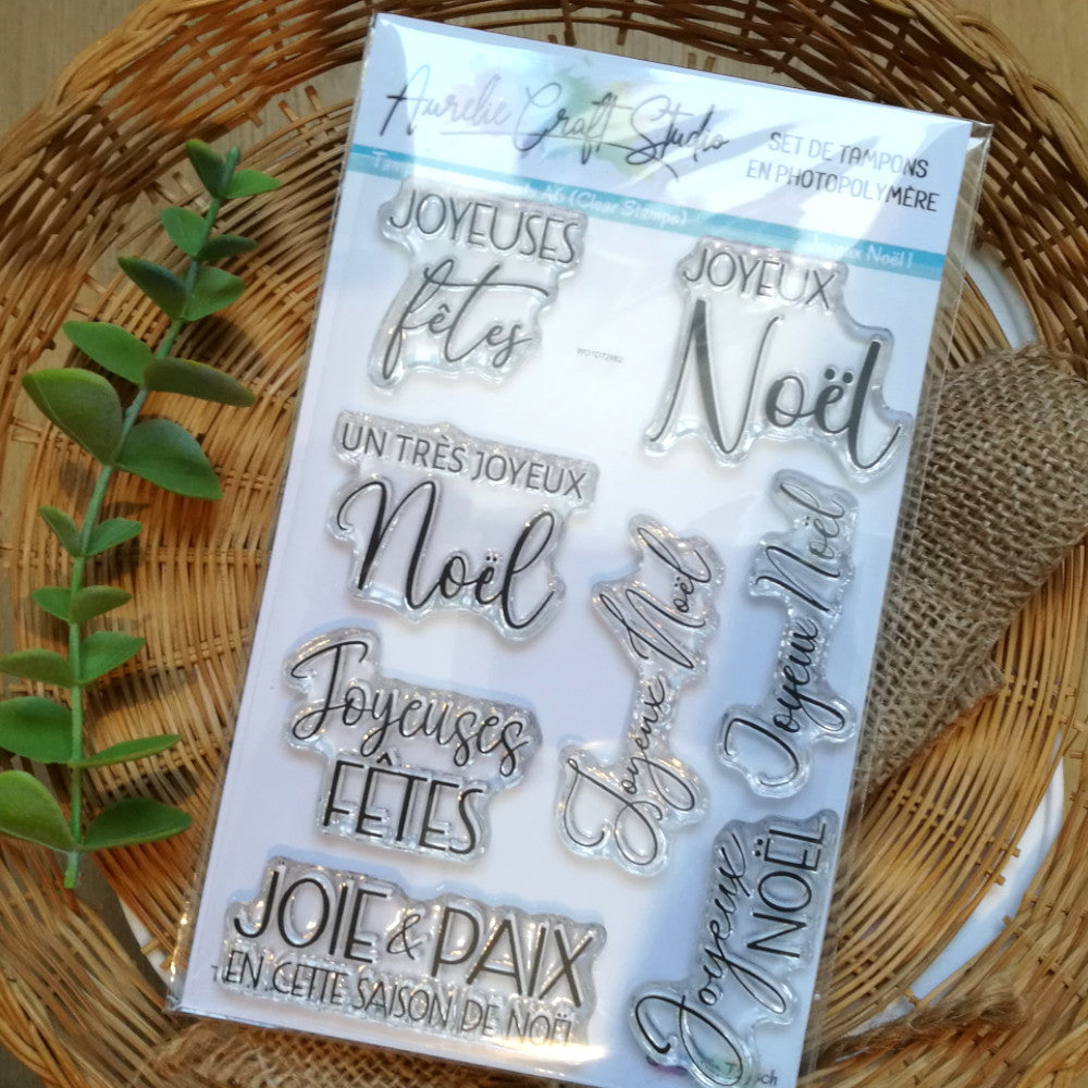 Tampons transparents - Joyeux Noël !