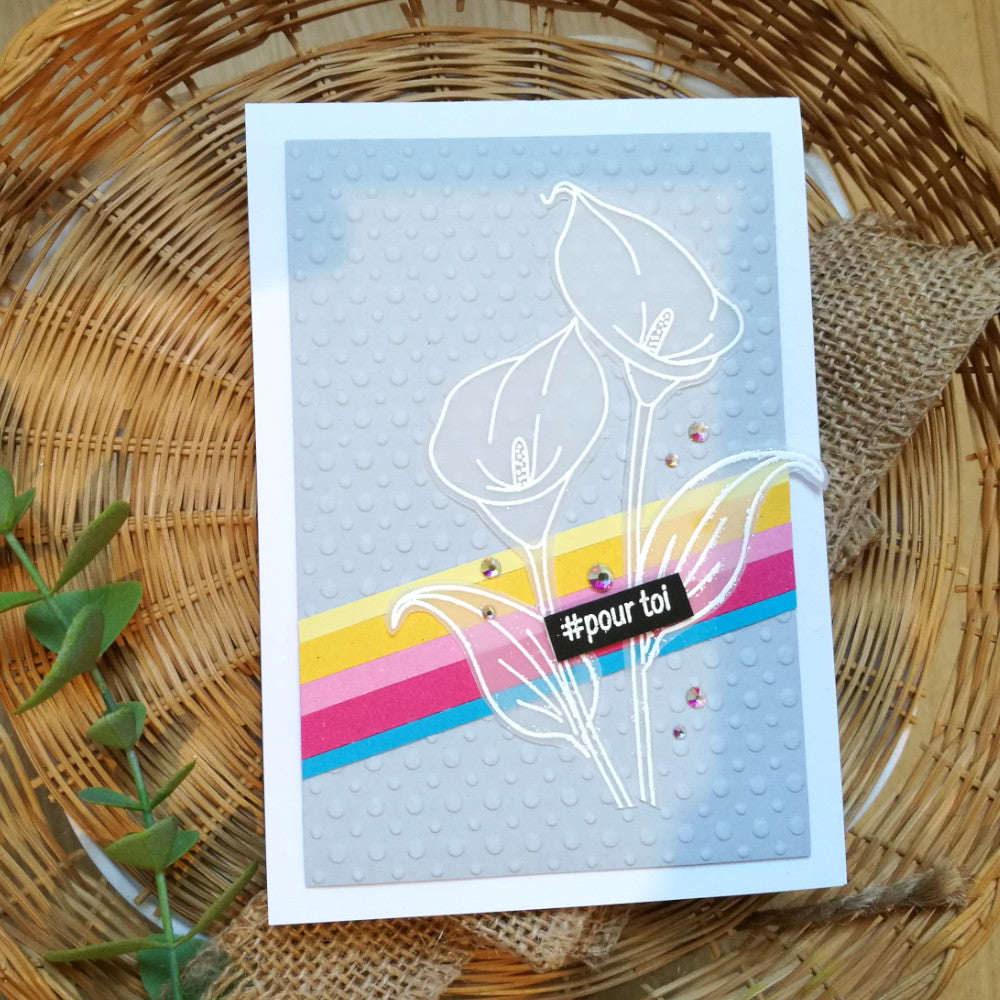 Matrices de coupe (dies) - Contours de "Beaux arums"