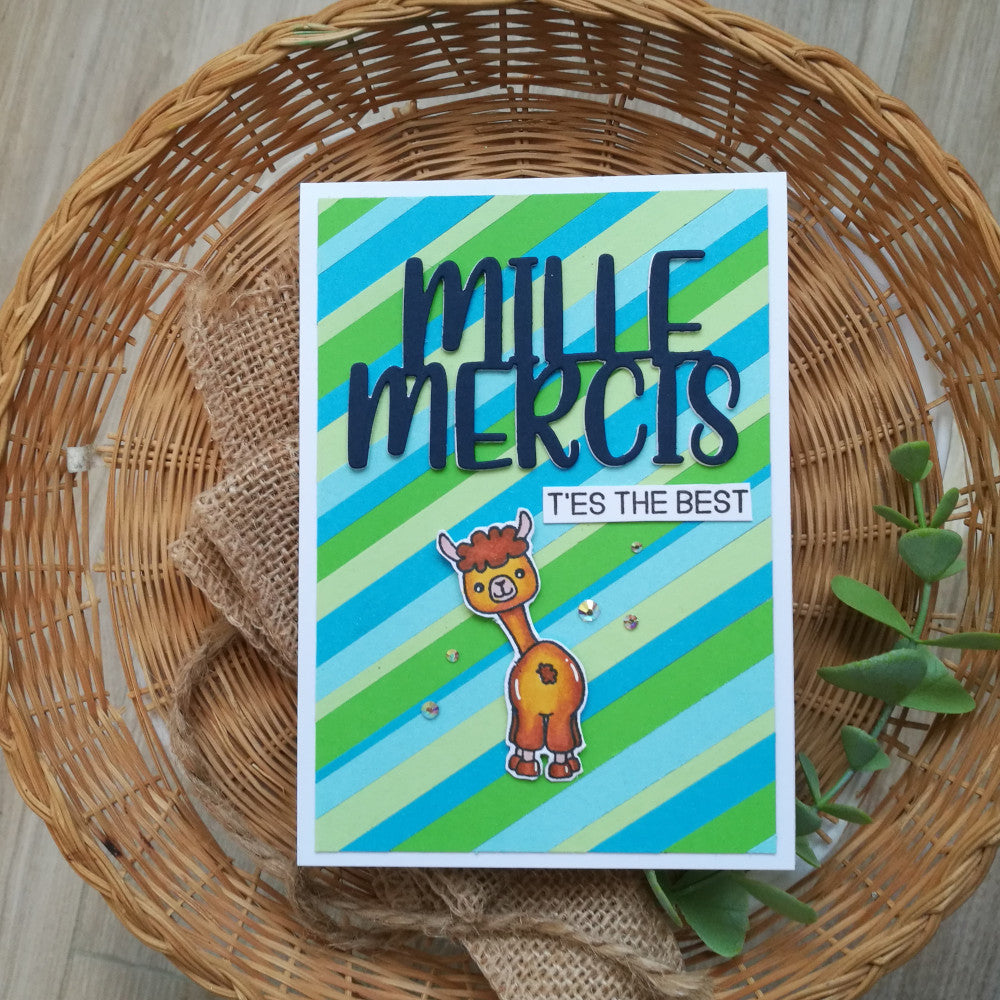 Matrice de coupe (die) - Mille mercis