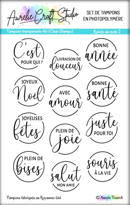 Tampons transparents - Ronde de mots 2