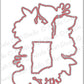 Matrices de coupe (dies) - Contours de Cadre fleuri