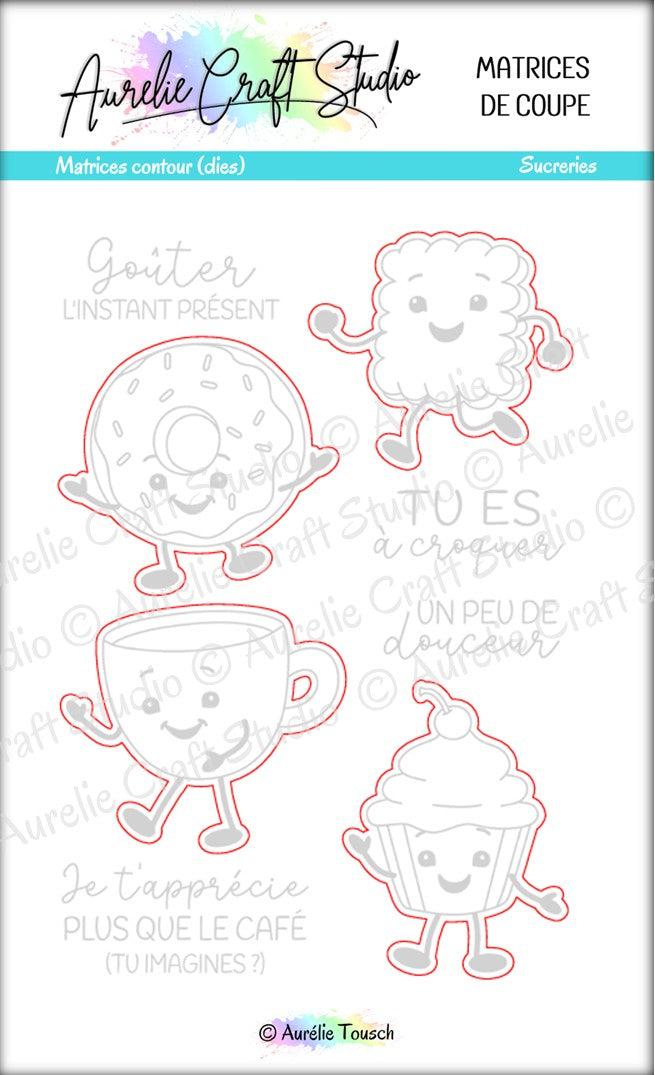 Matrices de coupe (dies) - Contours de Sucreries