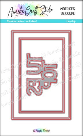 Matrice de coupe (die) - Cadres et TU ES TOP