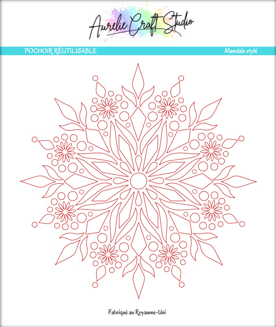 Pochoir - Mandala stylé