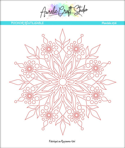 Pochoir - Mandala stylé