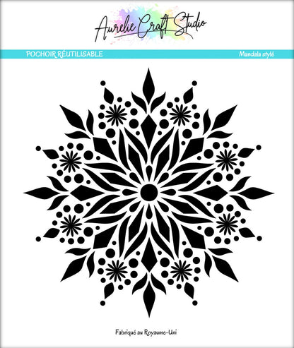 Pochoir - Mandala stylé