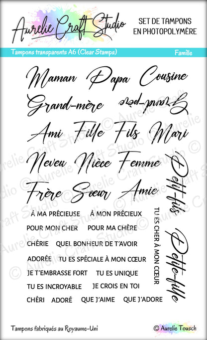 Tampons transparents - Famille