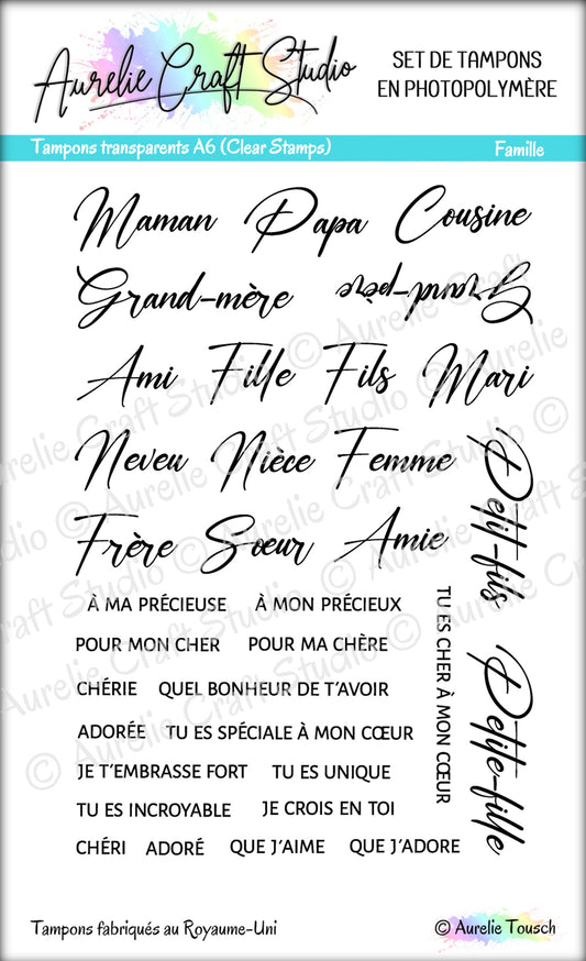 Tampons transparents - Famille