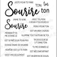 Tampons transparents - Sourire