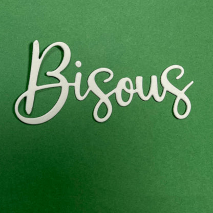 Matrice de coupe (die) - Bisous