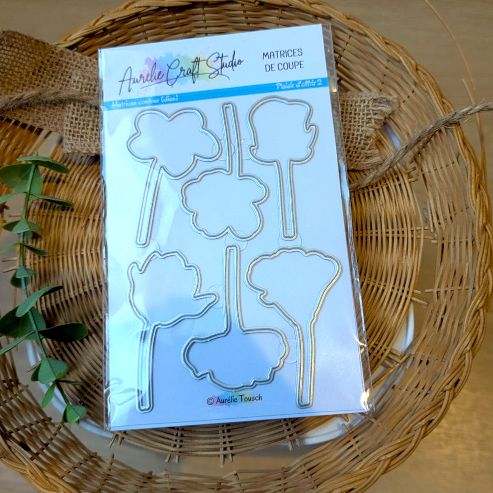 Matrice de coupe (die) - Contour de Plaisir d'offrir 2