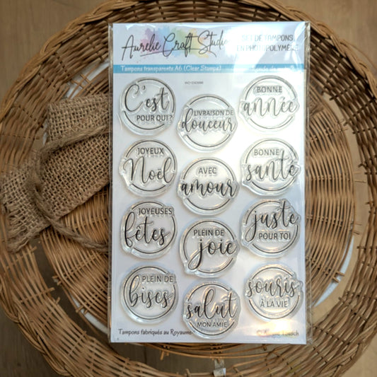 Tampons transparents - Ronde de mots 2