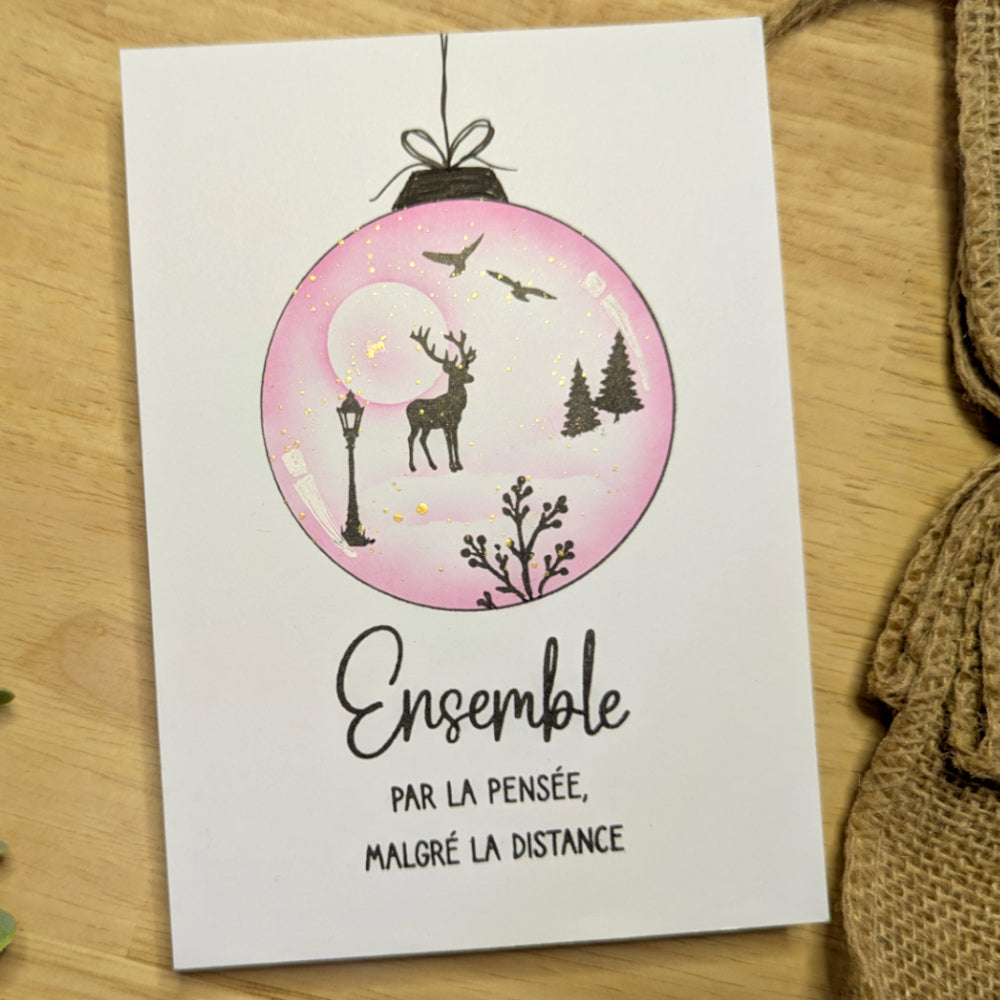 Tampons transparents - Petites silhouettes hiver
