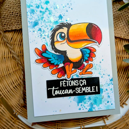 Matrice de coupe (die) - Contour de "Toucan-semble"