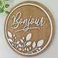 panneau bonjour
